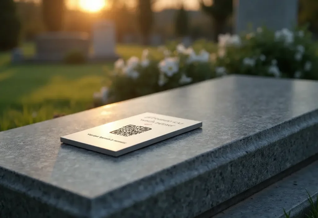 Souvenir QR Photo plaque